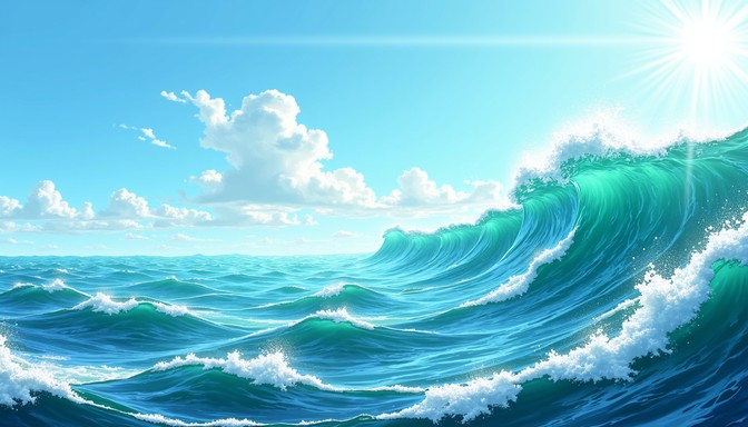 Free Majestic Turquoise Wave Image - Wave, Ocean, Turquoise | Download ...
