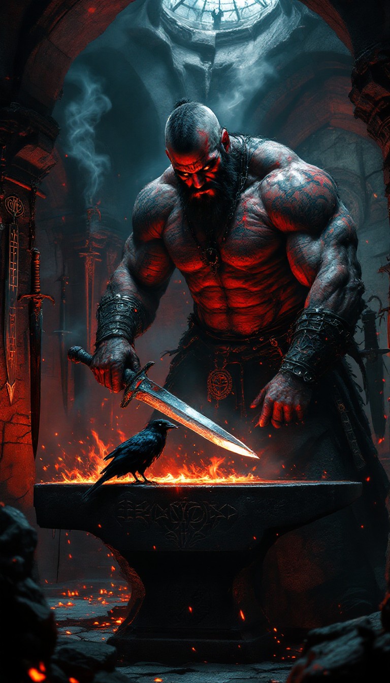 Mythic Forgemaster Free Infernal Forge Master Image - Blacksmith, Forge, Gothic | Download ...