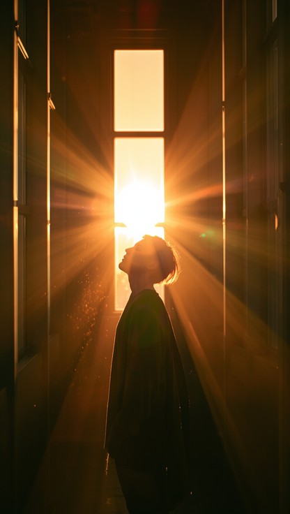 Free Illuminated Hope Within Image - Silhouette, Sunlight, Windows ...
