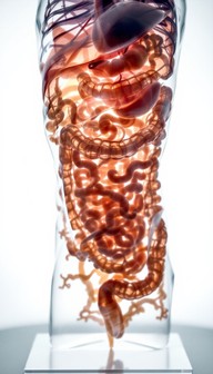 Inglustination Intestinal Free Glowing Intestinal Model Image - Anatomy, Intestines, Medical ...