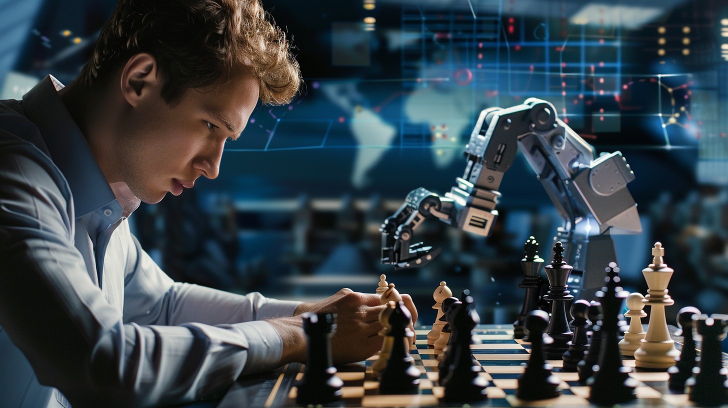 Man Vs Machine Free Man vs. Machine Image - Man, Robot, Chess | Download at StockCake
