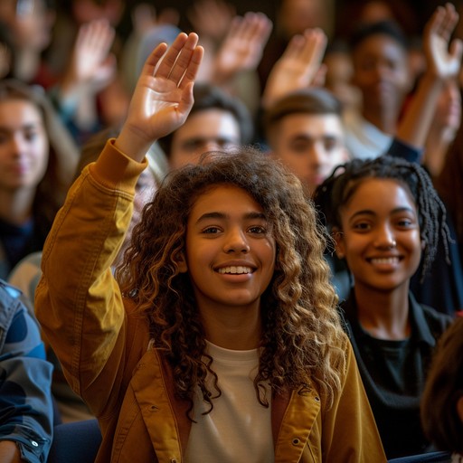 Free Student Raises Hand Image - Student, Audience, Participation ...