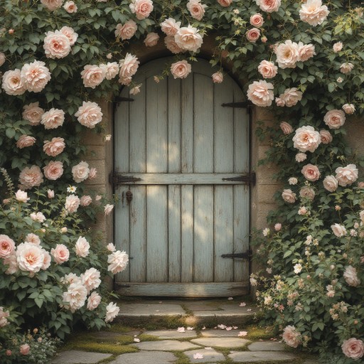 Free Rustic Garden Entrance Image - Garden, Roses, Gate | Download at ...
