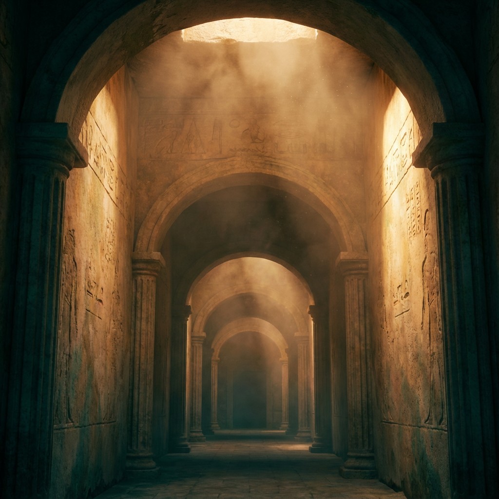 Free Ancient Stone Corridor Image - Ancient, Corridor, Archway ...