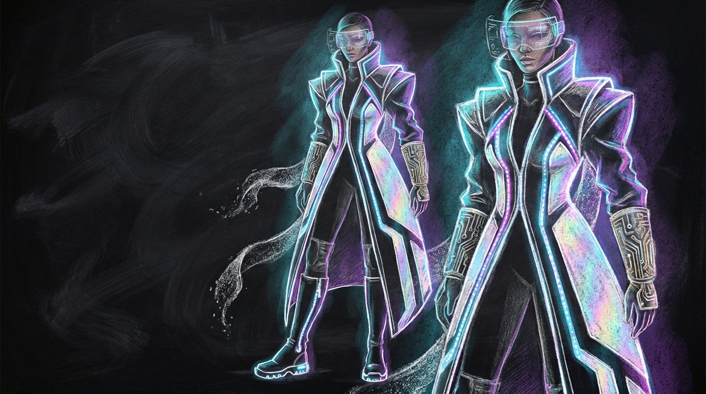 Free Neon Cyber Fashion Image - Cyberpunk, Fashion, Futuristic ...