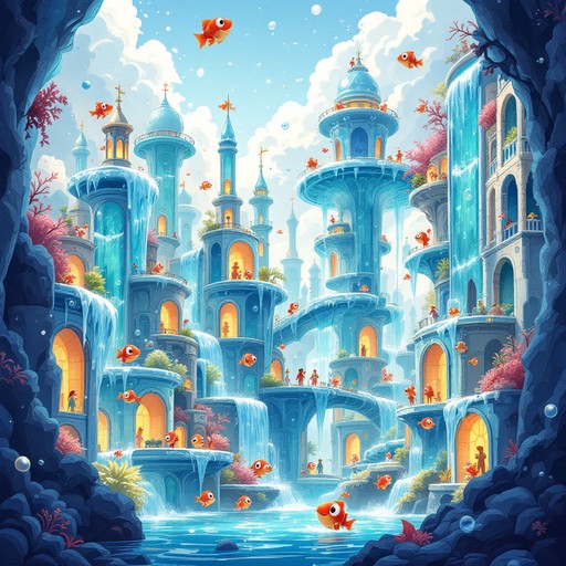 Free Aquatic Fantasy City Image - Water, City, Floating | Download at ...