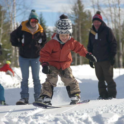 Free Child Snowboarding Fun Image - Child, Snowboarding, Snow ...