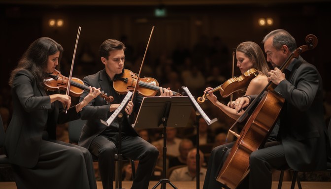 String Quartet Positioning Free String Quartet Performance Image - Quartet, Musicians, Strings ...