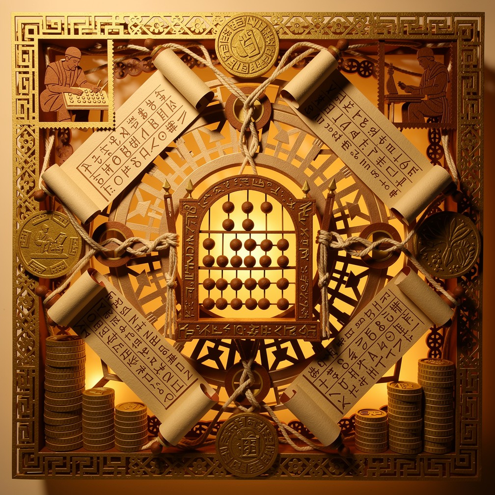 Free Ancient Accounting Art Image - Kirigami, Accounting, Ancient ...