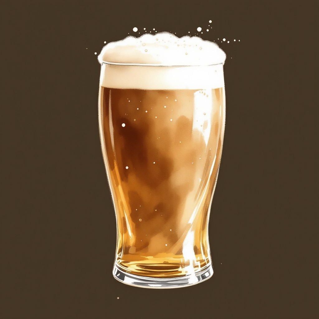Free Perfect Pint Pour Image - Beer, Pint, Watercolor | Download at ...