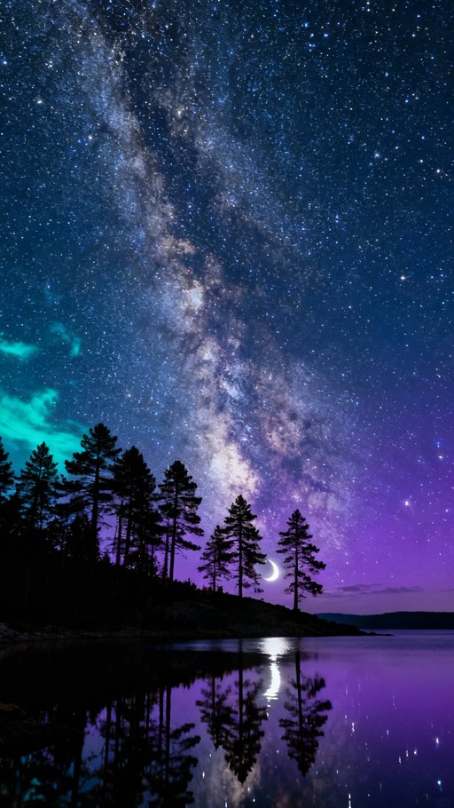 Free Cosmic Lake Reflection Image - Galaxy, Stars, Reflection ...