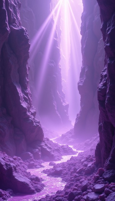 Purple Rocks Chasm Free Mystical Purple Chasm Image | Download at StockCake