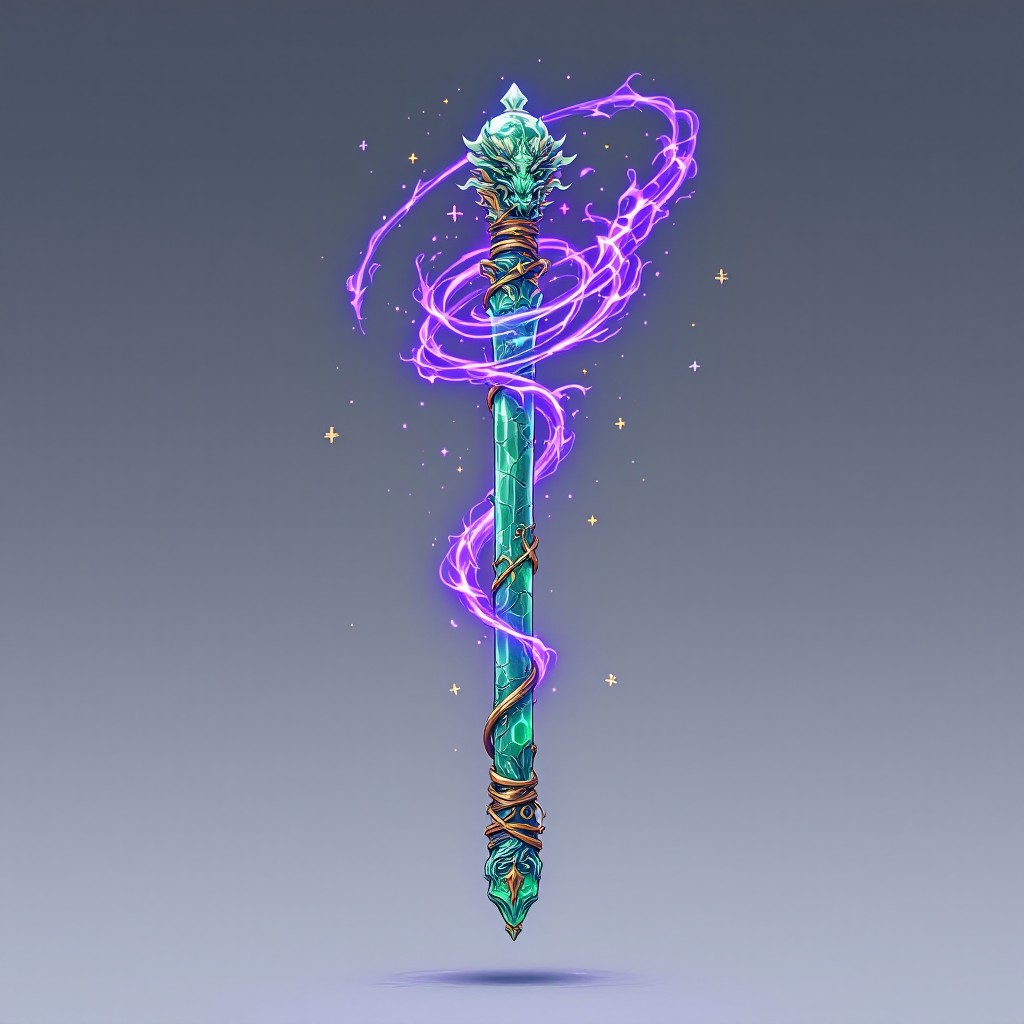 Free Mystical Jade Staff Image - Staff, Jade, Magical | Download at ...