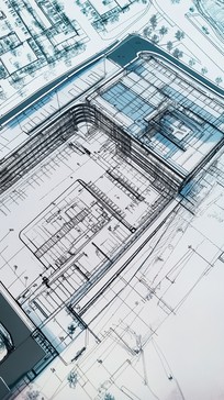 Free Architectural Blueprint Sketch Image - Architecture, Blueprint ...
