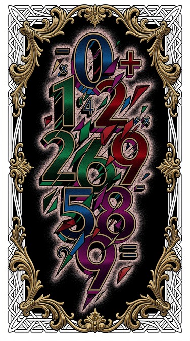 Free Jeweled Numerical Art Image - Numbers, Digits, Numerals | Download ...