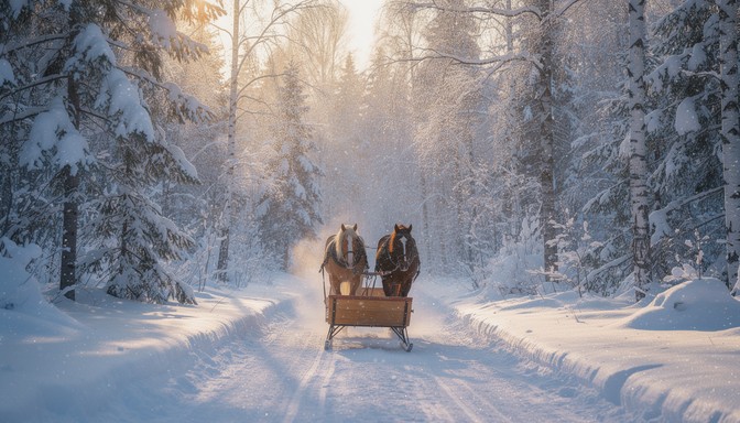 Free Winter Sleigh Ride Image - Winter, Sleigh, Ride | Download at ...