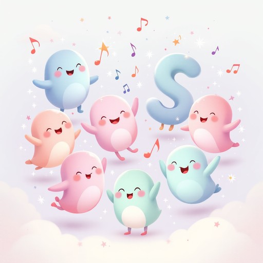Dance In Cool Letters Free Dancing Letter Friends Image - Letters, Alphabet, Kawaii ...