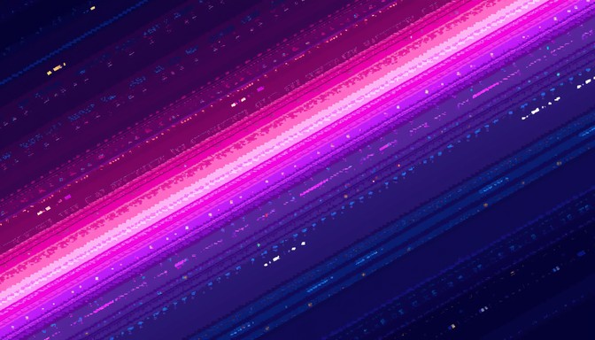 Free Neon Pixel Cascade Image - Neon, Pixel, Synthwave | Download at ...