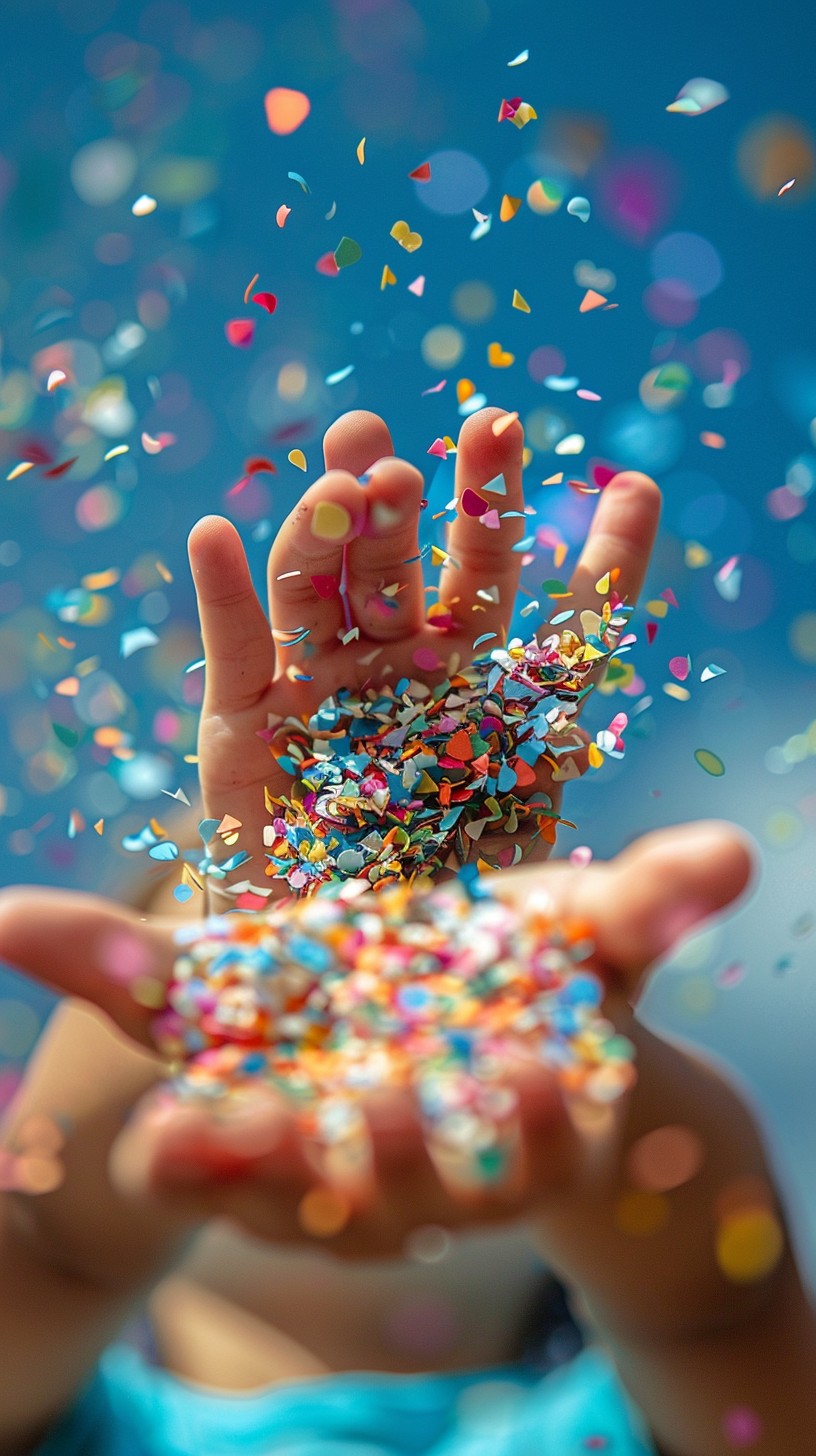 Free Joyful Confetti Moment Image - Confetti, Celebration, Joy ...