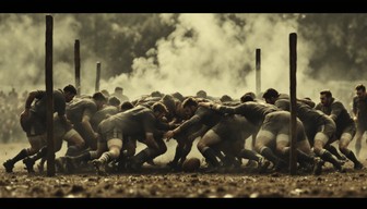 Free Vintage Rugby Battle Image - Rugby, Vintage, Sepia | Download at ...