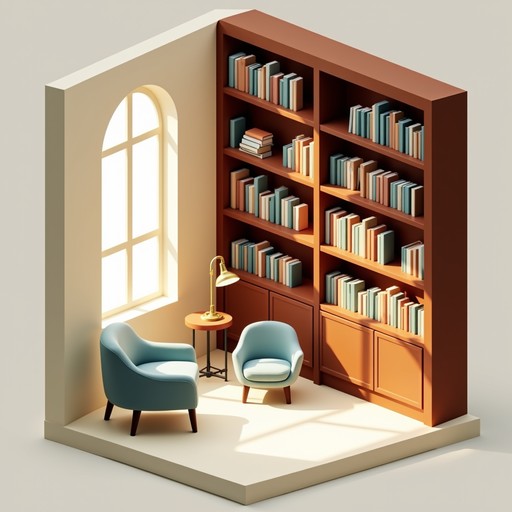 Library Corner Background Free Cozy Library Corner Image | Download at StockCake