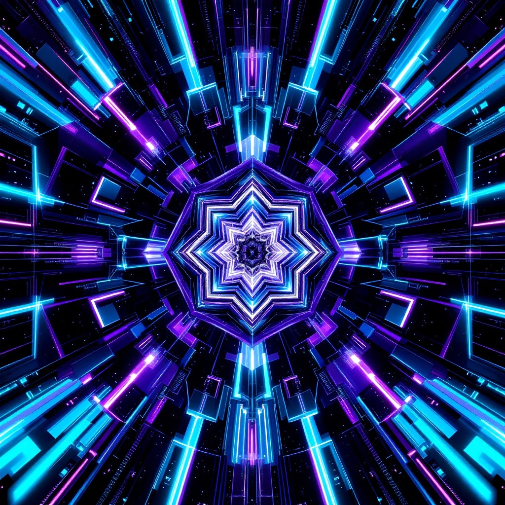 Geometry Neon Background Free Neon Sacred Geometry Image - Cyberpunk, Neon, Geometric | Download ...