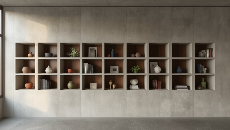 Free Minimalist Wall Organization Image - Minimalist, Shelving, Storage ...