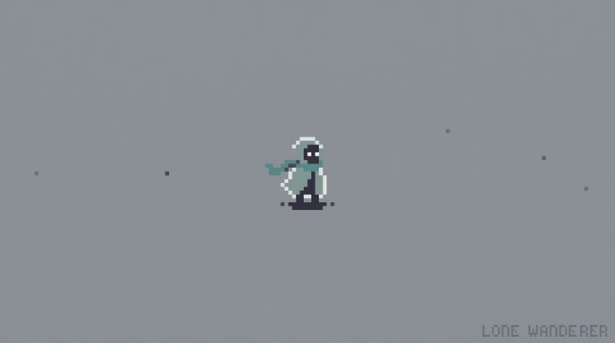 Free Lonely Pixel Wanderer Image - Pixel, Minimalist, Retro | Download ...