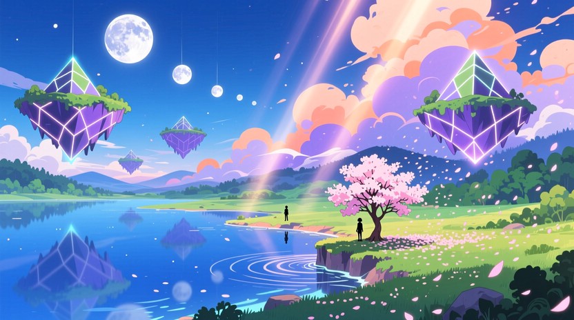 Normal World Landscape Free Anime Fantasy World Landscape Stock AI Images | StockCake