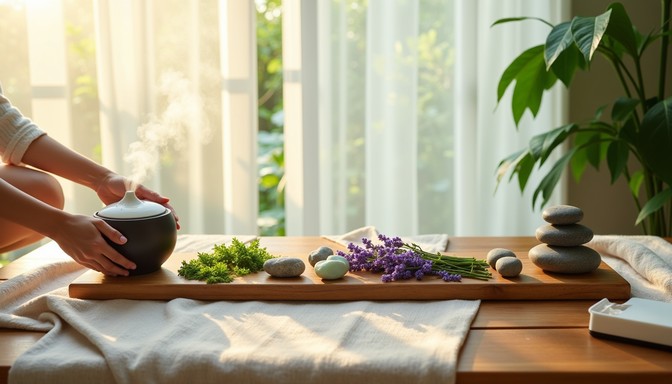 Free Natural Wellness Retreat Image - Lavender, Stones, Spa | Download ...