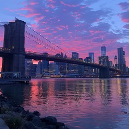 Free Sunset Bridge View Image - Sunset, Cityscape, Bridge | Download at ...