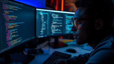 Free Coding Through Night Photo - Programmer, Developer, Coder ...