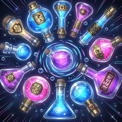Free Magical Potion Collection Image - Potions, Magical, Anime ...