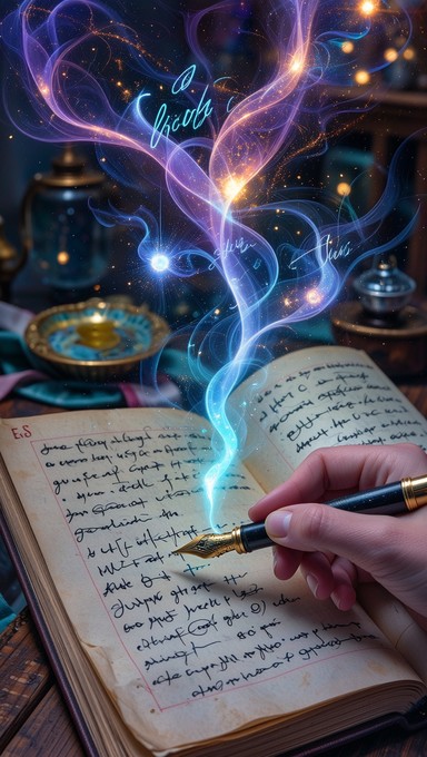 Writing Magic Image Free Cosmic Pen Magic Image - Magic, Writing, Fantasy | Download at ...