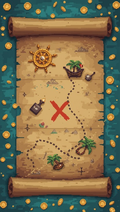 Free X Marks Treasure Image - Treasure, Map, Scroll | Download at StockCake