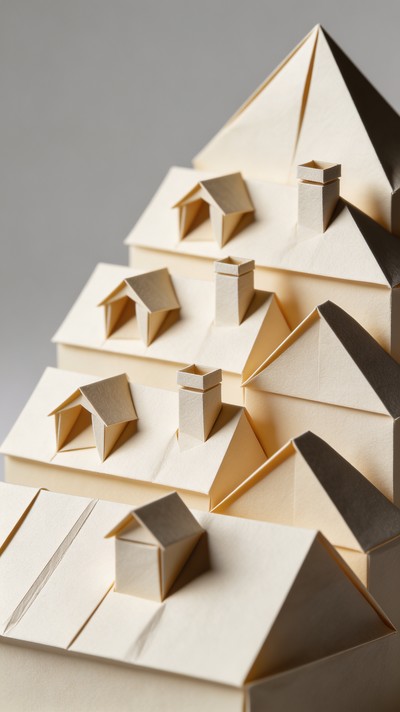 Origami Rooftop Free Paper City Skyline Image - Origami, Paper, Architecture | Download ...