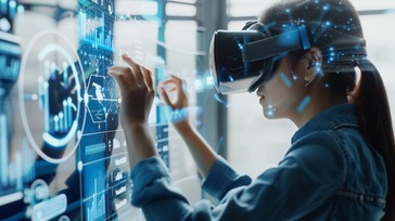 Free Virtual Reality Interaction Image - Technology, Innovation ...