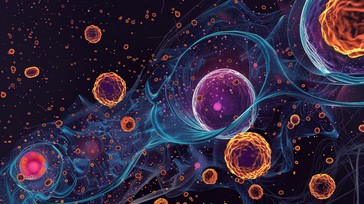 Free Vibrant Cellular Visualization Image - Science, Art, Cells ...
