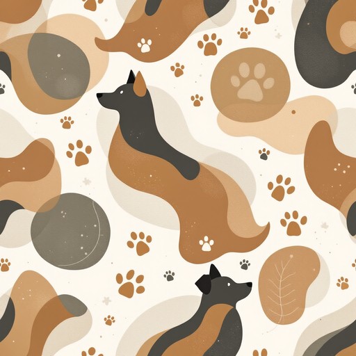 Free Playful Paw Pattern Image - Pawprints, Pattern, Brown | Download ...