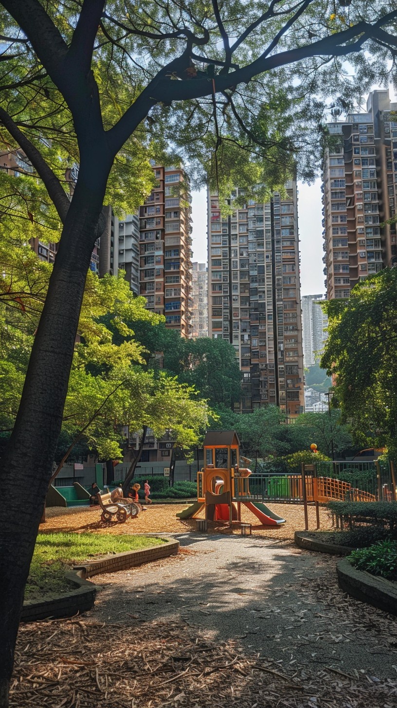 Free Urban Park View Image - Urban, Park, Playground | Download at ...