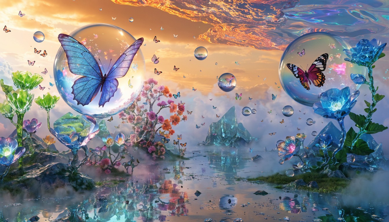 Free Surreal Spring Dream Image - Surreal, Fantasy, Butterfly ...
