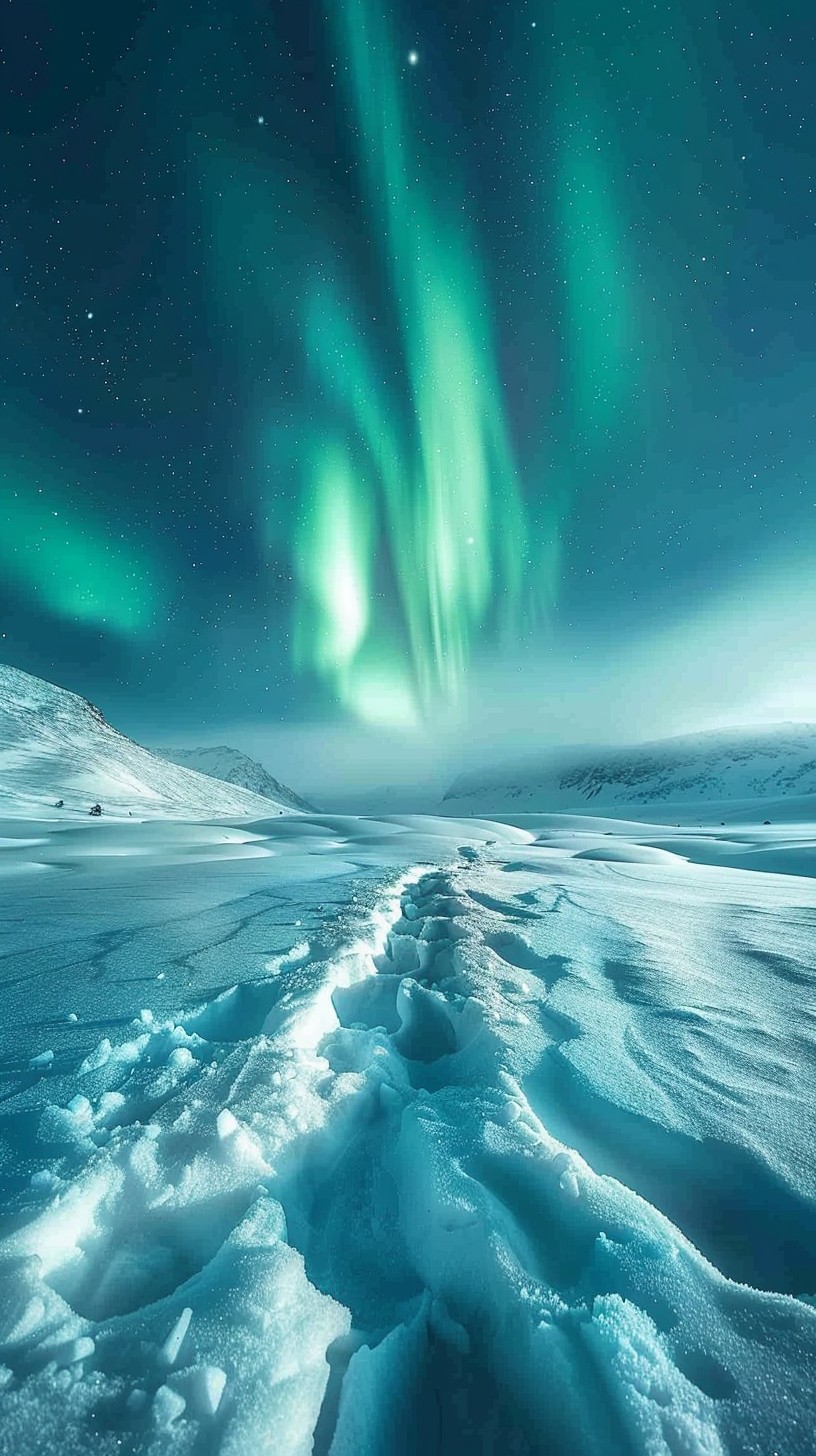 Free Aurora Winter Wonderland Image - Aurora, Borealis, Snow | Download ...