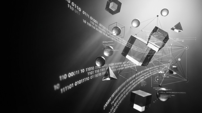 Free Digital Code Geometry Image - Abstract, Technology, Geometric ...