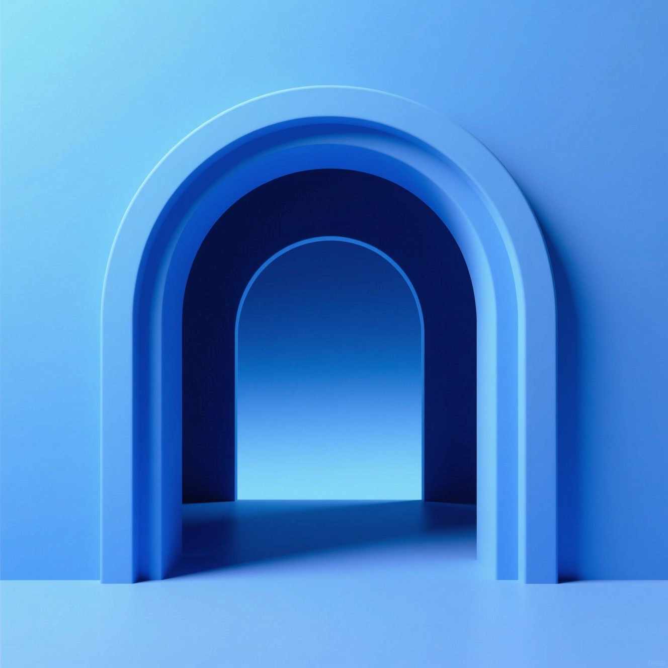 Blue Rectangular Portal Free Minimalist Blue Portal Image - Archway, Blue, Minimalist ...
