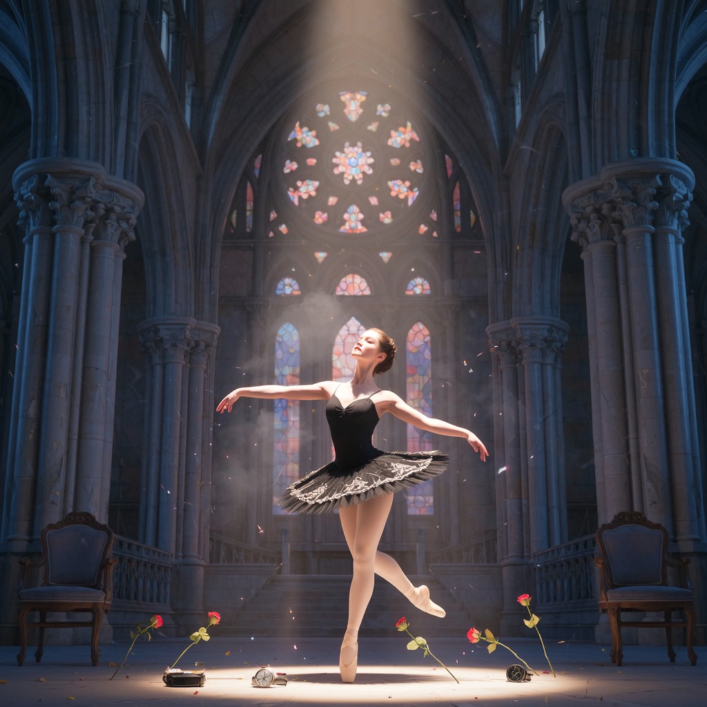 Free Gothic Dance Solitude Photo - Ballet, Cathedral, Gothic | Download ...