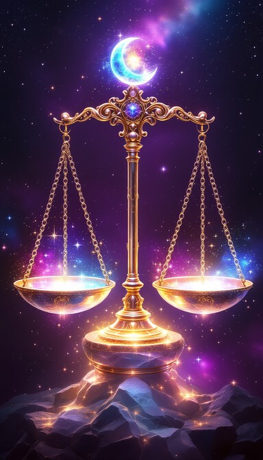 Cosmic Balance Science Free Cosmic Balance Illuminated Image - Scales, Balance, Cosmic ...