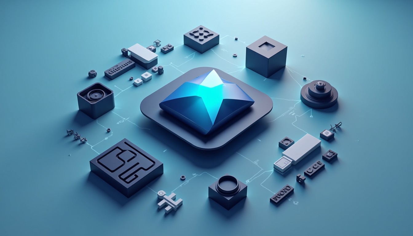 Free Modular Tech Elements Image - Logo, 3d, Geometric | Download at ...