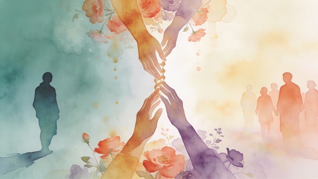 Free Hope Through Connection Image - Watercolor, Journey ...