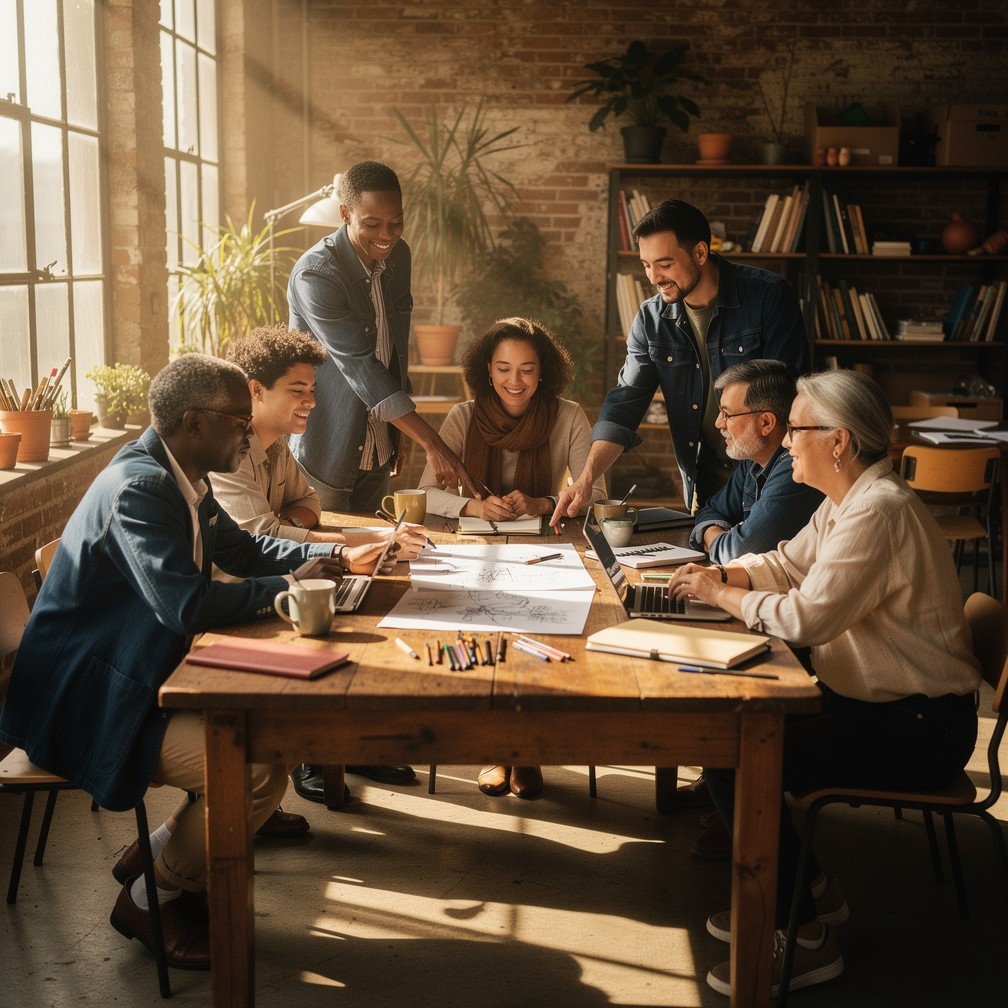 Company Community Free Collaborative Community Workspace Image - Collaboration, Teamwork ...