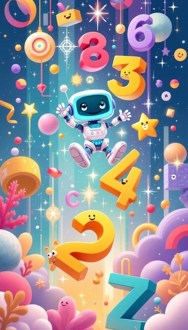 Free Math Magic Bot Image - Robot, Numbers, Whimsical | Download at ...